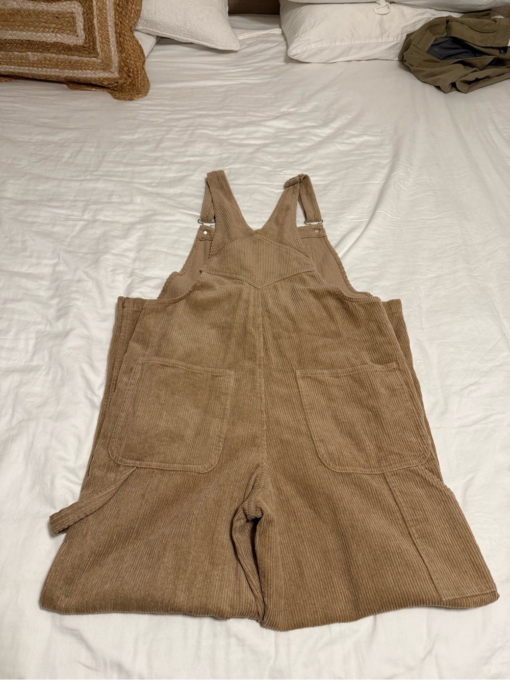 Altar'd State Taupe Corduroy Overalls Jumpsuit - Picture 3 of 4